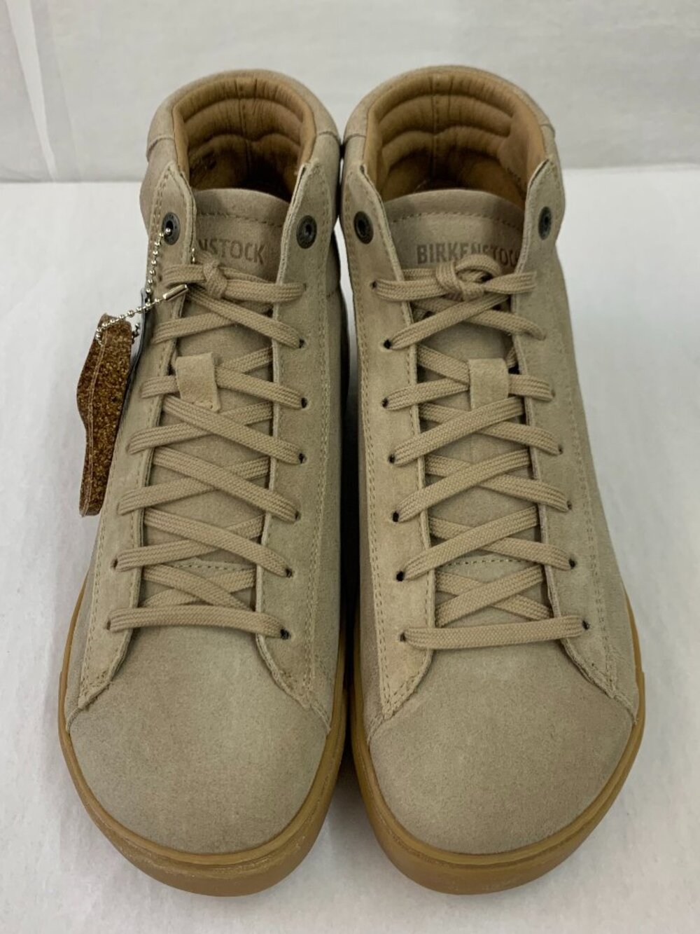 Birkenstock Bend Mid Taupe Suede Leather Regular Width Shoe